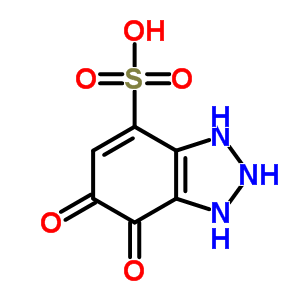 6,7-Dioxo-2,3-dihydro-1h-benzotriazole-4-sulfonic acid Structure,7494-93-1Structure