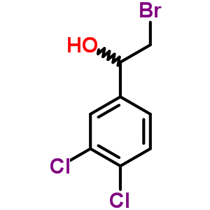 2-Bromo-1-(3,4-dichlorophenyl)ethanol Structure,7495-24-1Structure