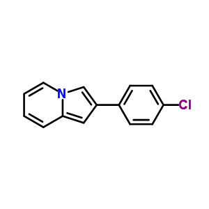 2-(4-Chlorophenyl)indolizine Structure,7496-73-3Structure