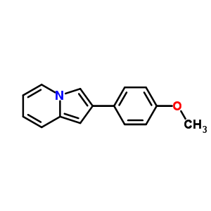 2-(4-Methoxy-phenyl)-indolizine Structure,7496-82-4Structure