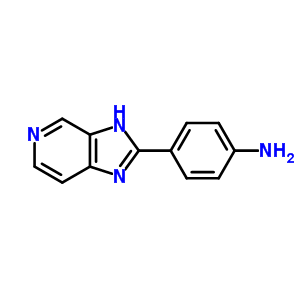 4-(3H-imidazo[4,5-c]pyridin-2-yl)benzenamine Structure,75007-95-3Structure