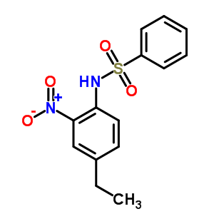 Benzenesulfonamide,n-(4-ethyl-2-nitrophenyl)- Structure,7501-84-0Structure