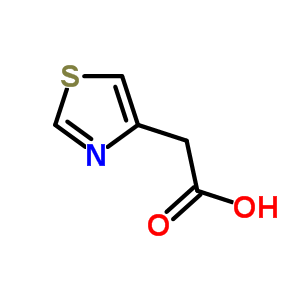 4-Thiazoleacetic acid Structure,7504-44-1Structure