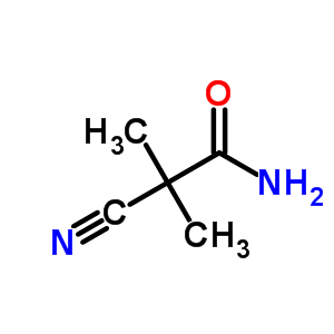 2-Cyano-2-methylpropanamide Structure,7505-93-3Structure