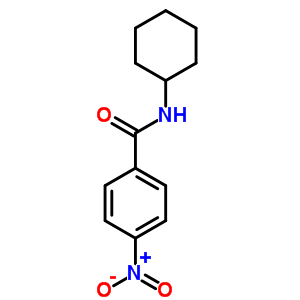 N-cyclohexyl-4-nitro-benzamide Structure,7506-46-9Structure