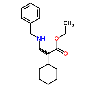 Ethyl 3-(benzylamino)-2-cyclohexyl-propanoate Structure,7507-55-3Structure