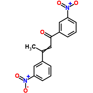 2-Buten-1-one,1,3-bis(3-nitrophenyl)- Structure,7509-22-0Structure