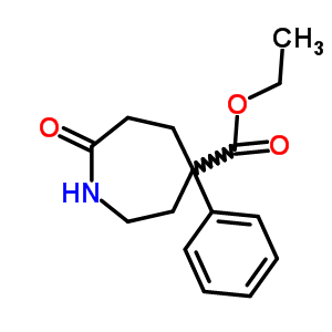 Ethyl 7-oxo-4-phenyl-azepane-4-carboxylate Structure,7512-08-5Structure