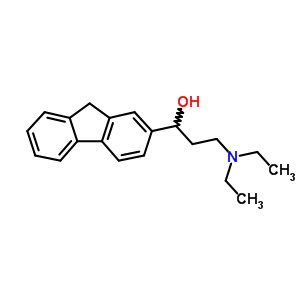 3-Diethylamino-1-(9h-fluoren-2-yl)propan-1-ol Structure,7512-28-9Structure