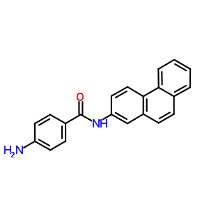 Benzamide,4-amino-n-2-phenanthrenyl- Structure,7512-30-3Structure