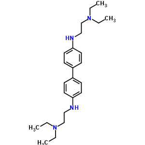 N-[4-[4-(2-diethylaminoethylamino)phenyl]phenyl]-n,n-diethyl-ethane-1,2-diamine Structure,7512-34-7Structure