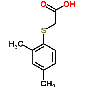 (2,4-Dimethylphenyl)thio]acetic acid Structure,75243-12-8Structure