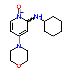 N-cyclohexyl-4-morpholin-4-yl-1-oxo-6h-pyridin-6-amine Structure,75291-56-4Structure