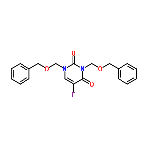 1,3-Di(benzyloxymethyl)-5-fluorouracil Structure,75500-03-7Structure