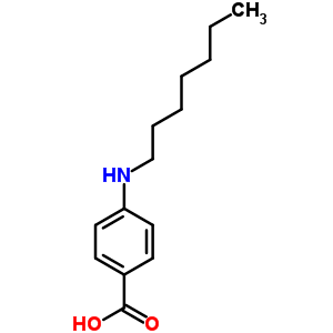 4-(Heptylamino)benzoic acid Structure,75681-61-7Structure