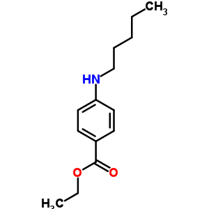 Ethyl 4-(pentylamino)benzoate Structure,75681-67-3Structure