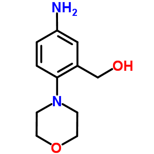 (5-氨基-2-吗啉苯基)甲醇结构式_759456-60-5结构式