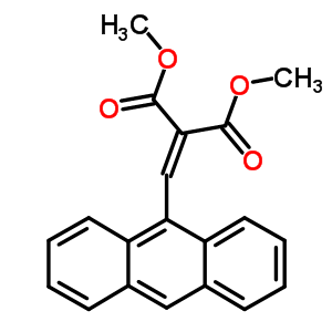 Dimethyl 2-(anthracen-9-ylmethylidene)propanedioate Structure,7599-09-9Structure