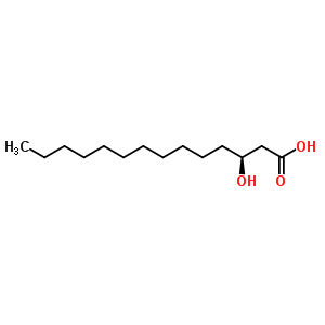 (R)-3-hydroxy myristic acid methyl ester Structure,76062-97-0Structure