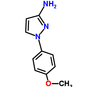 1-(4-甲氧基-苯基)-1H-吡唑-3-胺结构式_76091-01-5结构式