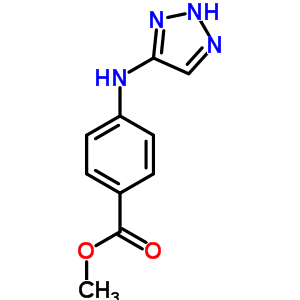 Methyl 4-(2h-triazol-4-ylamino)benzoate Structure,76109-78-9Structure