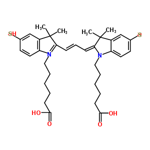 Cyanine 3 bihexanoic acid dye, potassium salt Structure,762260-71-9Structure