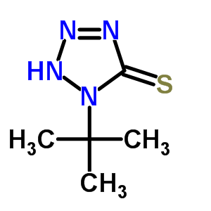 1-Tert-butyl-1,4-dihydro-tetrazole-5-thione Structure,7624-35-3Structure