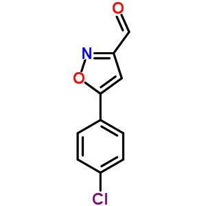 5-(4-Chlorophenyl)isoxazole-3-carboxaldehyde Structure,763109-09-7Structure