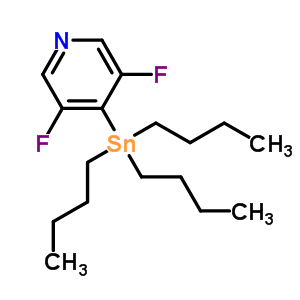 3,5-Difluoro-4-(tributylstannyl)pyridine Structure,765916-82-3Structure