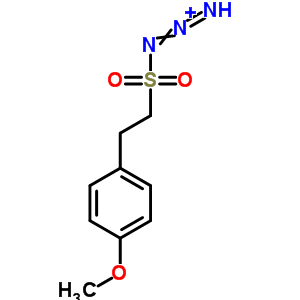 Benzeneethanesulfonylazide, 4-methoxy- Structure,76653-00-4Structure