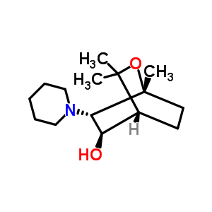 2-Oxabicyclo(2.2.2)octan-5-ol, 6-(1-piperidinyl)-1,3,3-trimethyl- Structure,76735-20-1Structure