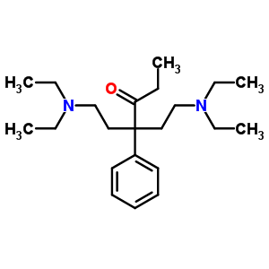 6-Diethylamino-4-(2-diethylaminoethyl)-4-phenyl-hexan-3-one Structure,7702-32-1Structure