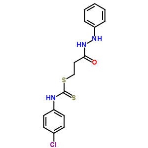 1-[2-(Anilinocarbamoyl)ethylsulfanyl]-n-(4-chlorophenyl)methanethioamide Structure,77052-75-6Structure