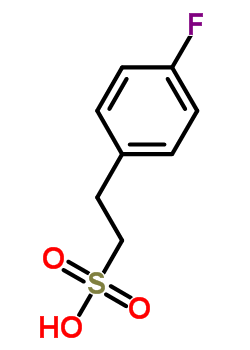 4-Fluorobenzeneethanesulfonic acid Structure,771468-53-2Structure