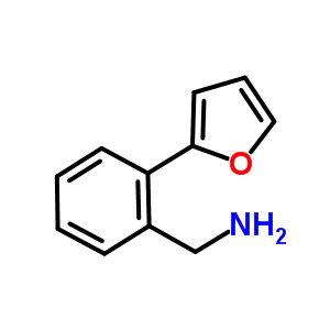 [2-(2-呋喃基)苯基]甲基胺结构式_771573-25-2结构式