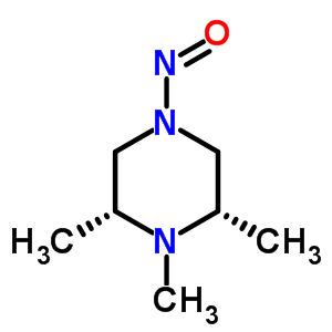 顺式-(9ci)-1,2,6-三甲基-4-亚硝基-哌嗪结构式_77267-12-0结构式