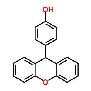 Phenol,4-(9h-xanthen-9-yl)- Structure,77273-75-7Structure