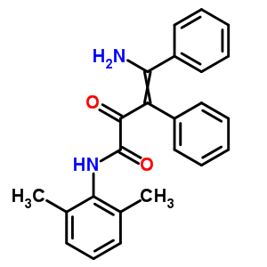 Benzenepropanamide, b-(aminophenylmethylene)-n-(2,6-dimethylphenyl)-a-oxo- Structure,77356-70-8Structure