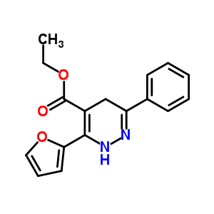 Ethyl 3-(2-furyl)-6-phenyl-2,5-dihydropyridazine-4-carboxylate Structure,77588-70-6Structure