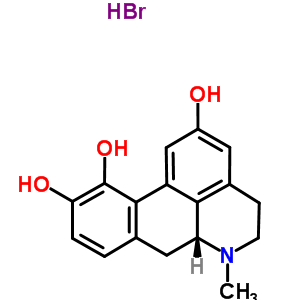 R(-)-2,10,11-trihydroxyaporphine hydrobromide Structure,77630-01-4Structure