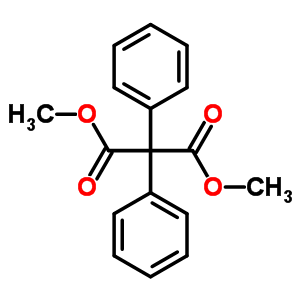 Dimethyl 2,2-diphenylpropanedioate Structure,7770-42-5Structure