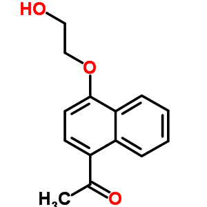 4-(2-Hydroxyethoxy)-1-naphthalenylethanone Structure,7770-79-8Structure