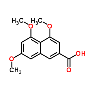 4,5,7-Trimethoxy-2-naphthalenecarboxylic acid Structure,77729-61-4Structure