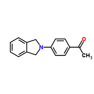 1-[4-(1,3-Dihydro-isoindol-2-yl)-phenyl]-ethanone Structure,77820-60-1Structure