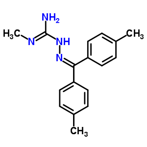 1-[Bis(4-methylphenyl)methylideneamino]-2-methyl-guanidine Structure,77919-88-1Structure