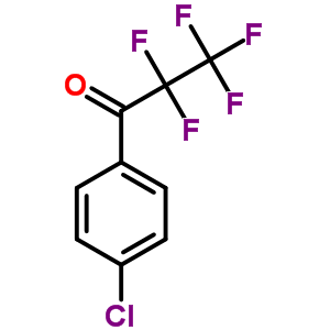 1-(4-氯苯基)-2,2,3,3,3-五氟-1-丙酮结构式_781-97-5结构式