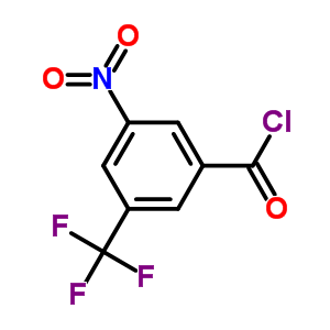 3-Nitro-5-(trifluoromethyl)benzoyl chloride Structure,782-79-6Structure