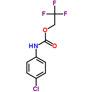 2,2,2-Trifluoroethyl 4-chlorophenylcarbamate Structure,782-94-5Structure