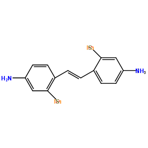 4-乙酰氨基-4’-氨基二苯乙烯-2,2’-二磺酸二钠盐结构式_78211-74-2结构式