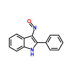 3-亚硝基-2-苯基-1H-吲哚结构式_784-45-2结构式